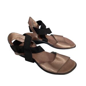 Arche Satia Sandal Bronze Gold Leather Women's 37/US 6 Made in France